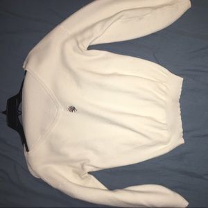 Sweater with floral embroidery